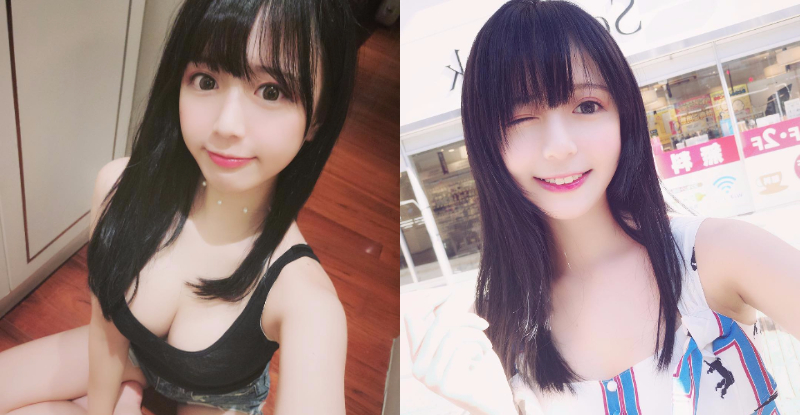 好夢幻！最強「童顏巨乳妹」駕到！就像從漫畫走出來的女高校生…