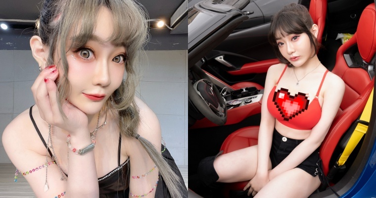 老司機都知道的狠角色！JKF 女郎「璃奈醬」現身跑車派對…超兇穿搭讓人暈了