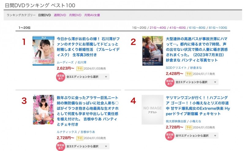 (MIDV-578)一亿円Body和变态新传说都不是对手!石川澪靠这片拿下销售冠军!