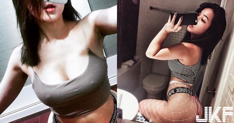 有亮點！好像可以看到「兩粒葡萄乾」，豪放正妹「養眼自拍」火辣沒有極限…