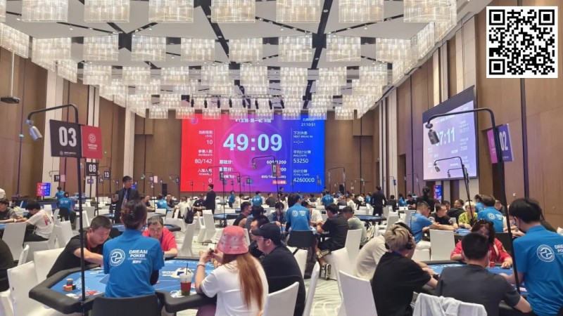 【EV扑克】DPC圆梦杯 | 半程风雨半程暖,梦想之花绽新颜 主赛B组142人参赛40人晋级,郭翰达25.8万计分领跑