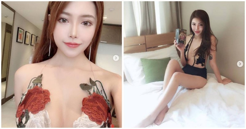 性感辣妹最愛「中路大開」，胸前「巨大車頭燈」讓人無法克制慾望…