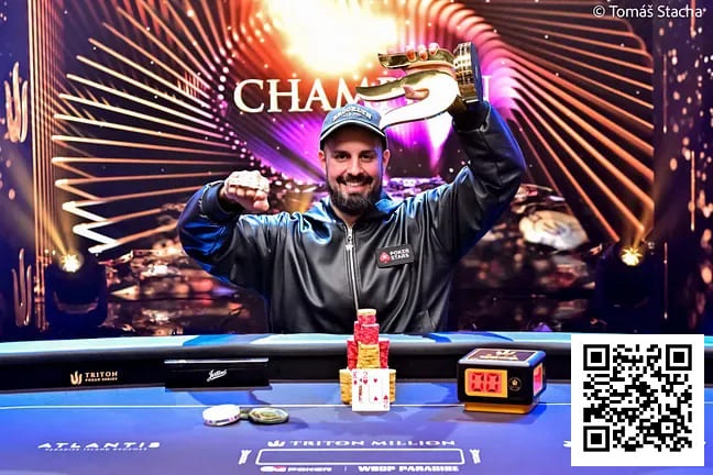 【EV扑克】简讯 | 阿根廷唱说歌手在50万美元Triton邀请赛夺冠,丁彪奥马哈豪客赛获得第11名