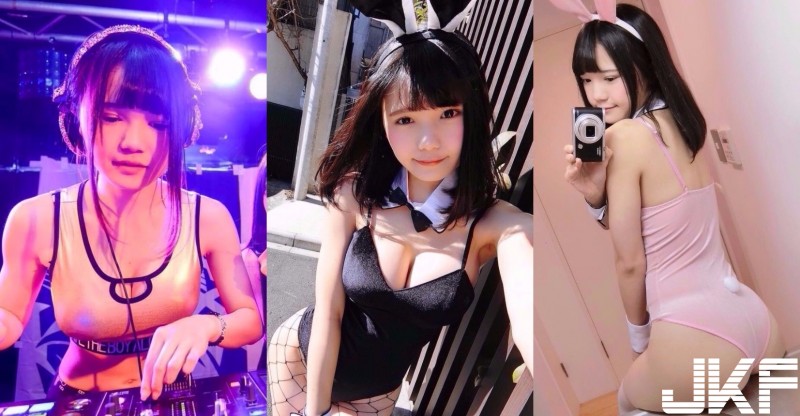 童顏女DJ「乳量滿滿」富有彈性！化身兔女郎…「渾圓蜜桃臀」好想咬一口！