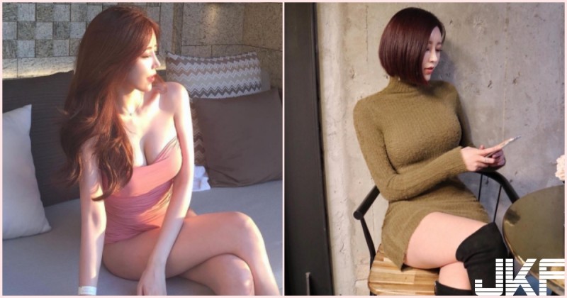 辣照更新！「F奶南韓正妹」美乳超吸睛！滿滿的「乳能量」都快溢出來了…