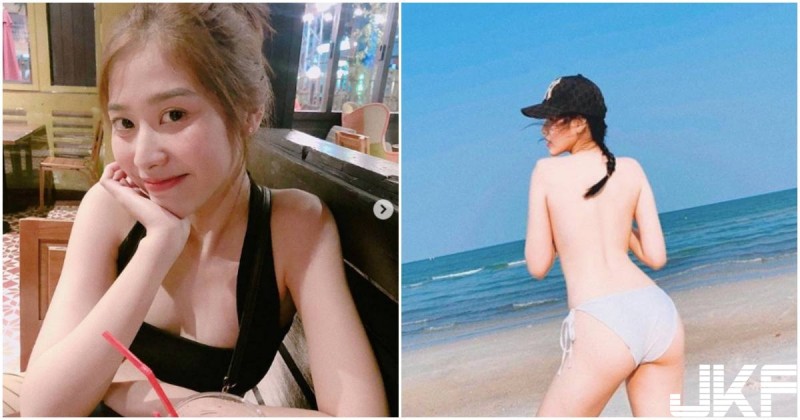 海邊大解放！正妹脫掉比基尼「只剩小褲」，網瘋求把正面轉過來…