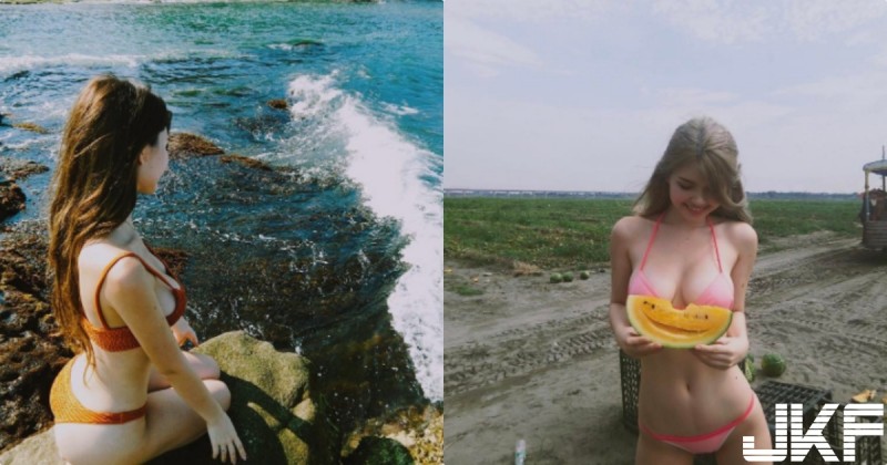 好大膽！台巴混血正妹「崇尚自然」，喜歡「戶外穿著內衣」畫面噴火無極限…