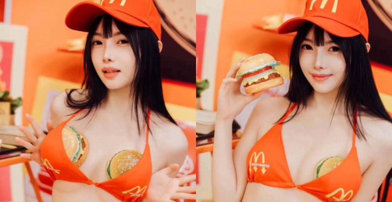 速食店店員用體溫幫漢堡加熱　追求最適溫度送至嘴邊！