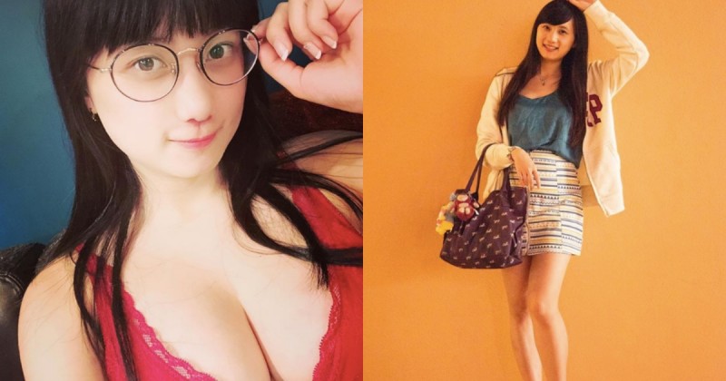 清純奶妹「李霖Sarina」愛心滿滿，日常穿搭小心機「深邃溝溝」跑出來啦～