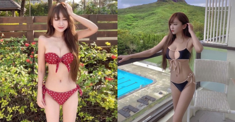 叫小小，但上圍一點也不小！宅女工程師身材根本就是泳裝博士