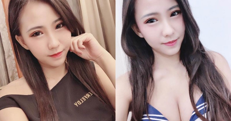 火辣水手服正妹「釉釉Emily」，傲人上圍快直接蹦出！