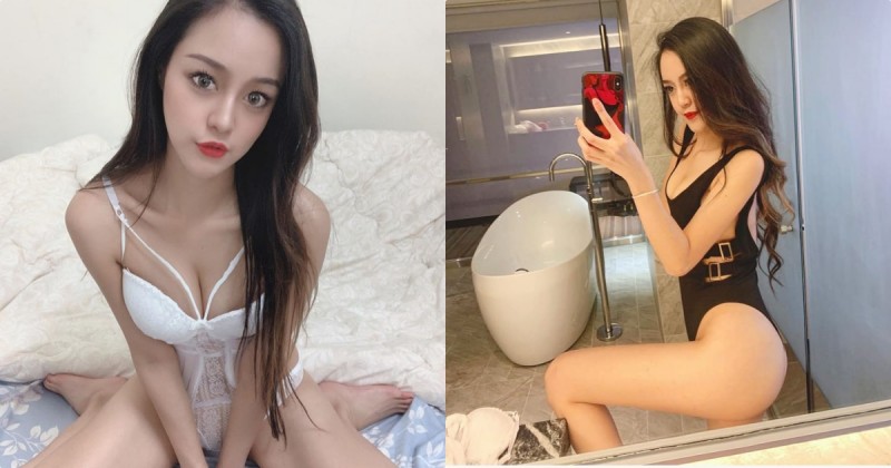 混血SG「朱皮兒」發送火辣520福利，側面美乳＋翹臀一次看得夠！