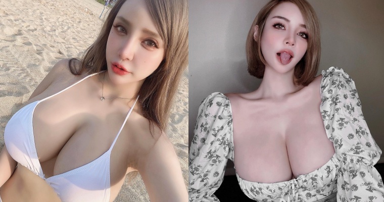 巨乳網紅「元欣」曝光新造型！「肩上金短髮」更顯車頭燈的威猛