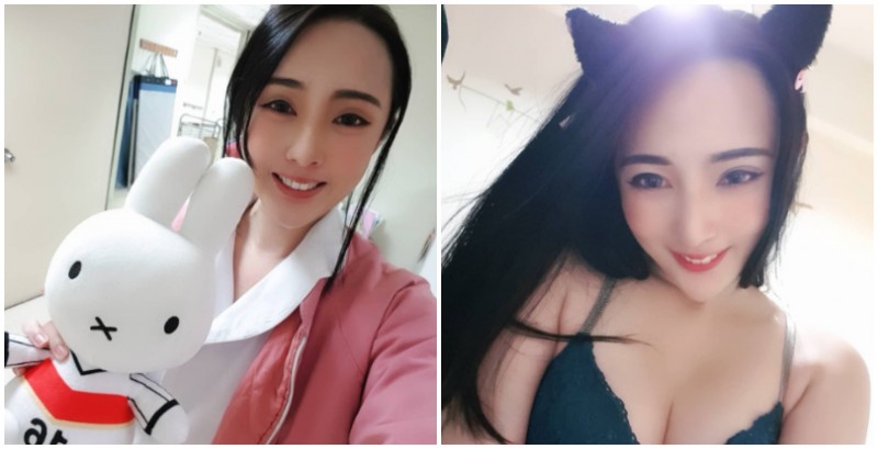 護士姐姐好辣！「巨乳正妹」黃靜解放火辣好身材，畫面太邪惡讓人鼻血直流