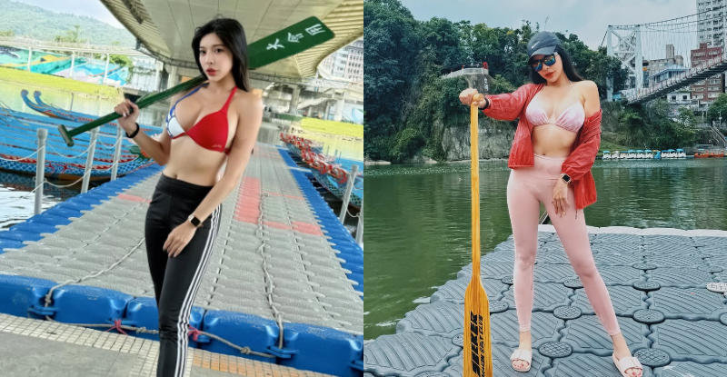 暈船還翻船？最辣選手「安安Anna」蓄勢待發，「猛乳拿槳」預戰滑龍舟！