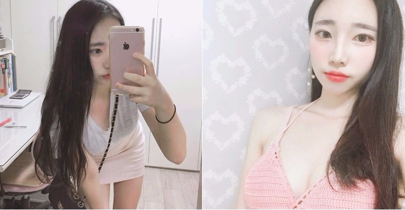 學生妹發育良好！胸前等級已不是普遍級！「兩團肉包」快撐破制服啦…