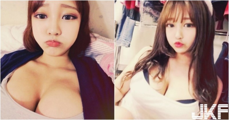 純天然！「肉肉奶妹」高中剛畢業！上圍超巨大整個從背心「溢出來」…