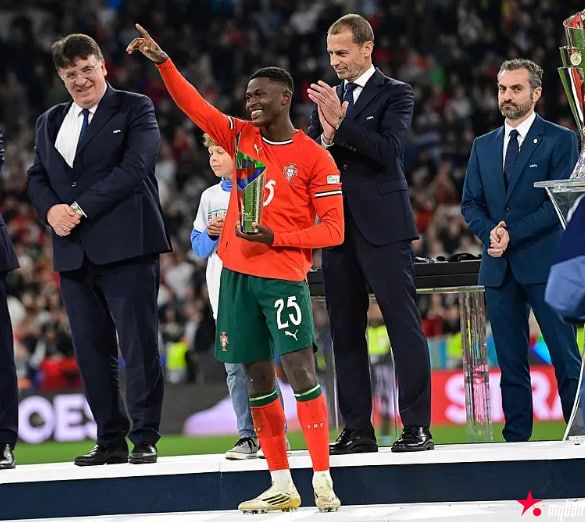 迈博体育 进球+封杀亚马尔!葡飞翼当选欧国联MVP 加冕世一