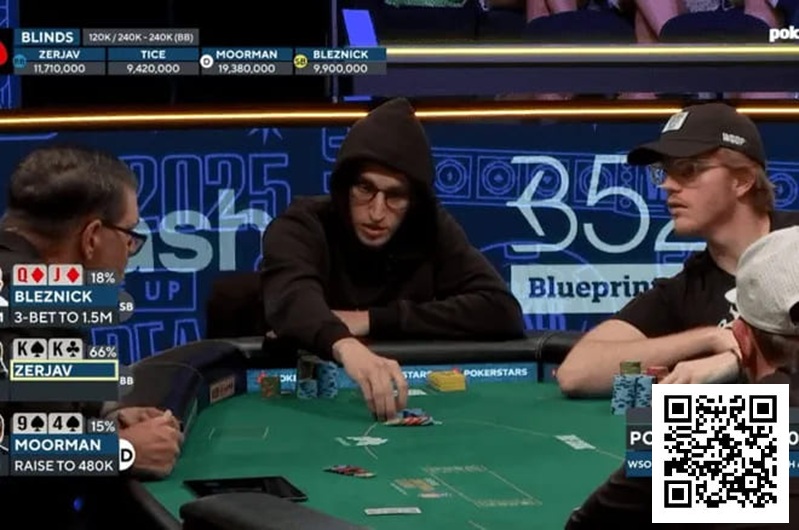 【EV扑克】翻前4-bet变call,翻牌击中顶set,WSOP豪客赛出现angle shoot?