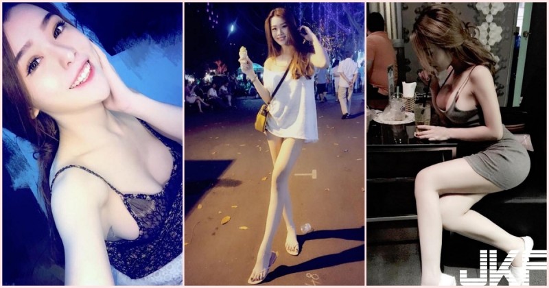 好壞壞！正妹「巨乳壓桌」畫面好邪惡喔！滿滿的乳量讓人忍不住側拍…