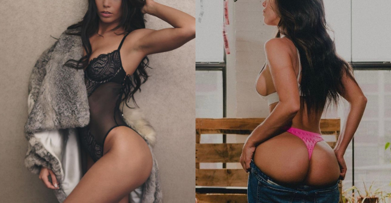 褲子一脫渾圓蜜桃臀呼之欲出　性感妹焦糖辣體X前凸後翹火力全開