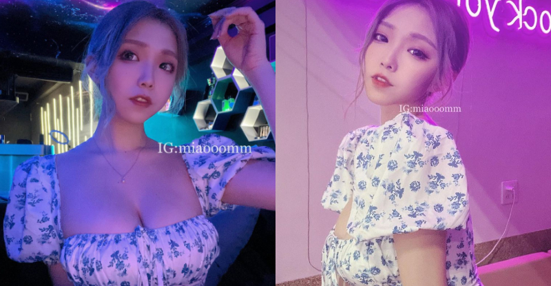 「大眼正妹」洋裝下的辣體超叛逆，坦出「暴力雙峰」點亮餐酒館