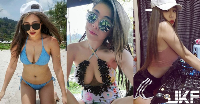 火辣女DJ份量太飽滿！音浪太強「高聳雙峰」隨著音樂抖動！好彈好彈…