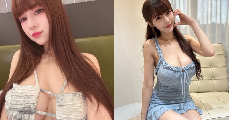 沒有衣服包得住！巨乳甜心「安希」豐滿雙球快彈出，粉絲直呼：光看就好香