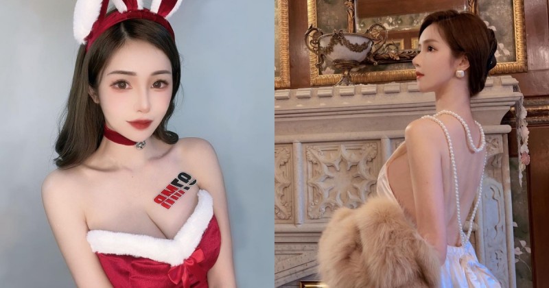 巨乳正妹「美睫紋繡師」好像洋娃娃！裸背洋裝秀「雪白側乳」太危險！