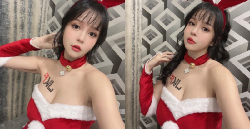 木瓜姐姐「陳香菱」化身最巨一日店長　超猛聖誕裝真香！