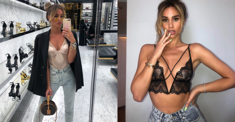 好時尚！性感妹外套底下什麼都沒穿　「中路淨空」直接出門潮到出水