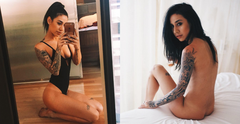 追求被駕馭的快感！刺青妹「肉體解禁」身材超豪放　狂野帶勁扛不住阿