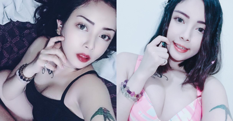 那女孩「親親」好性感！無敵童顏下好可愛　掀衣展現成熟豐滿身材
