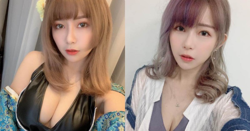 有著渾圓美乳的超正「直播主阿樂」，胸前事業做好大啊！